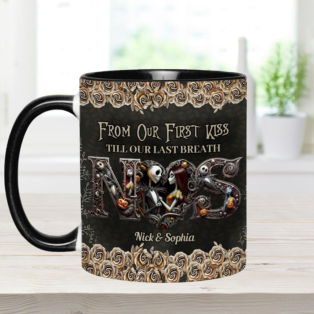 Personalized Nightmare Mug Custom Couple Gift for Halloween Accent Mug GradoCreations