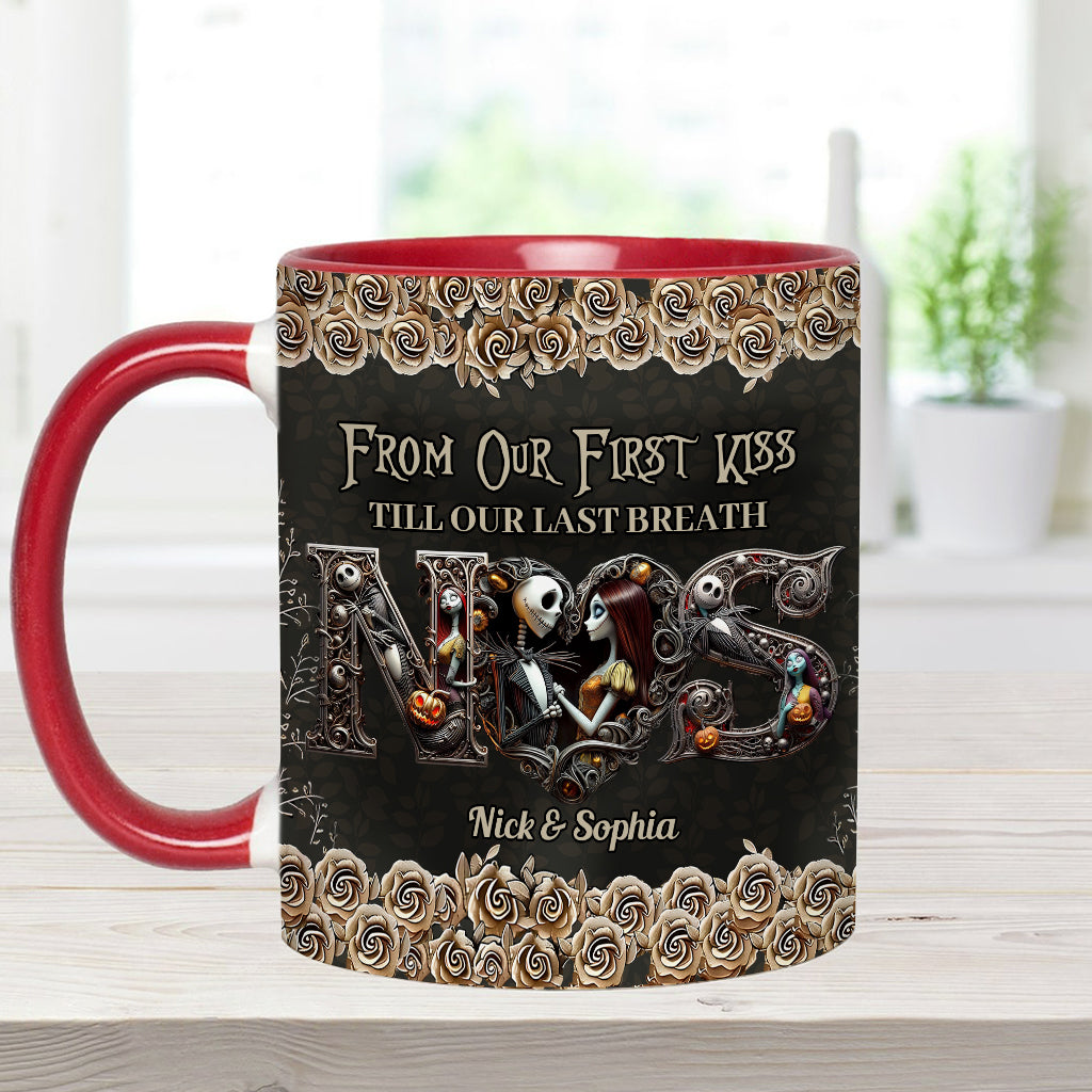 Personalized Nightmare Mug Custom Couple Gift for Halloween Accent Mug GradoCreations