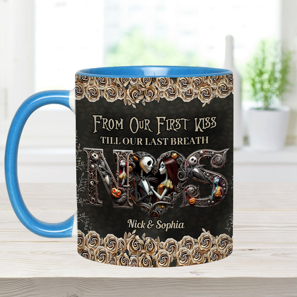 Personalized Nightmare Mug Custom Couple Gift for Halloween Accent Mug GradoCreations