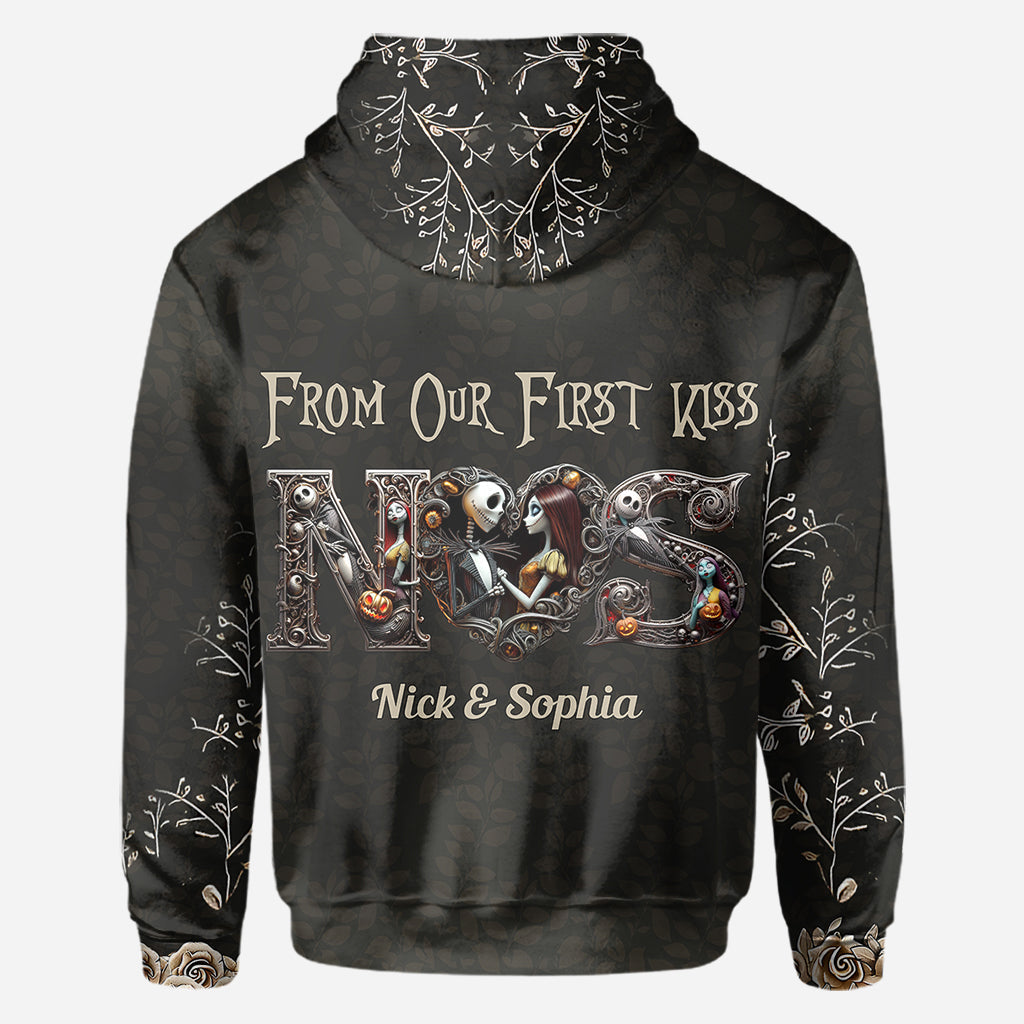 Personalized Halloween All Over Shirt for Couples Gift All Over Shirt GradoCreations