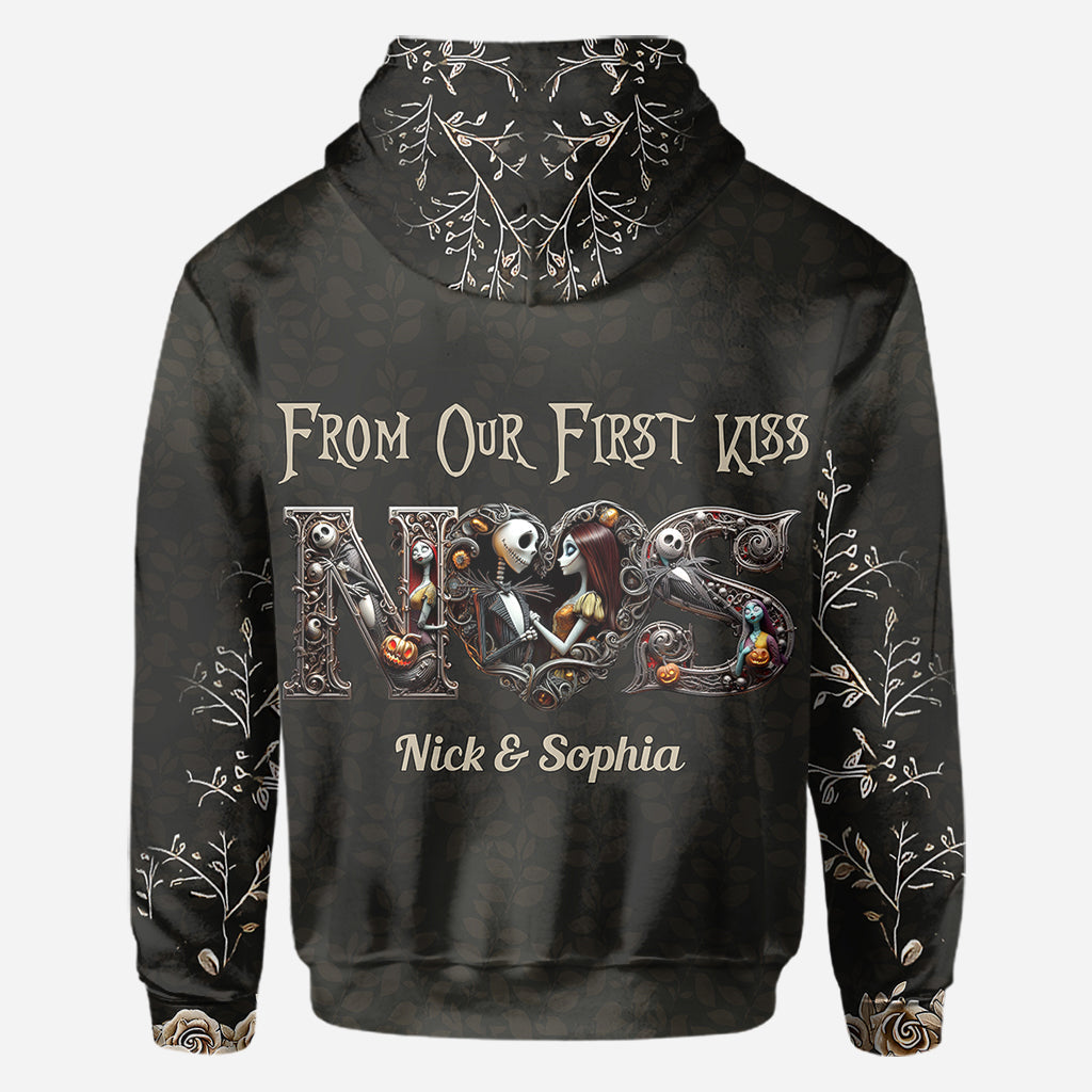 Personalized Halloween All Over Shirt for Couples Gift All Over Shirt GradoCreations