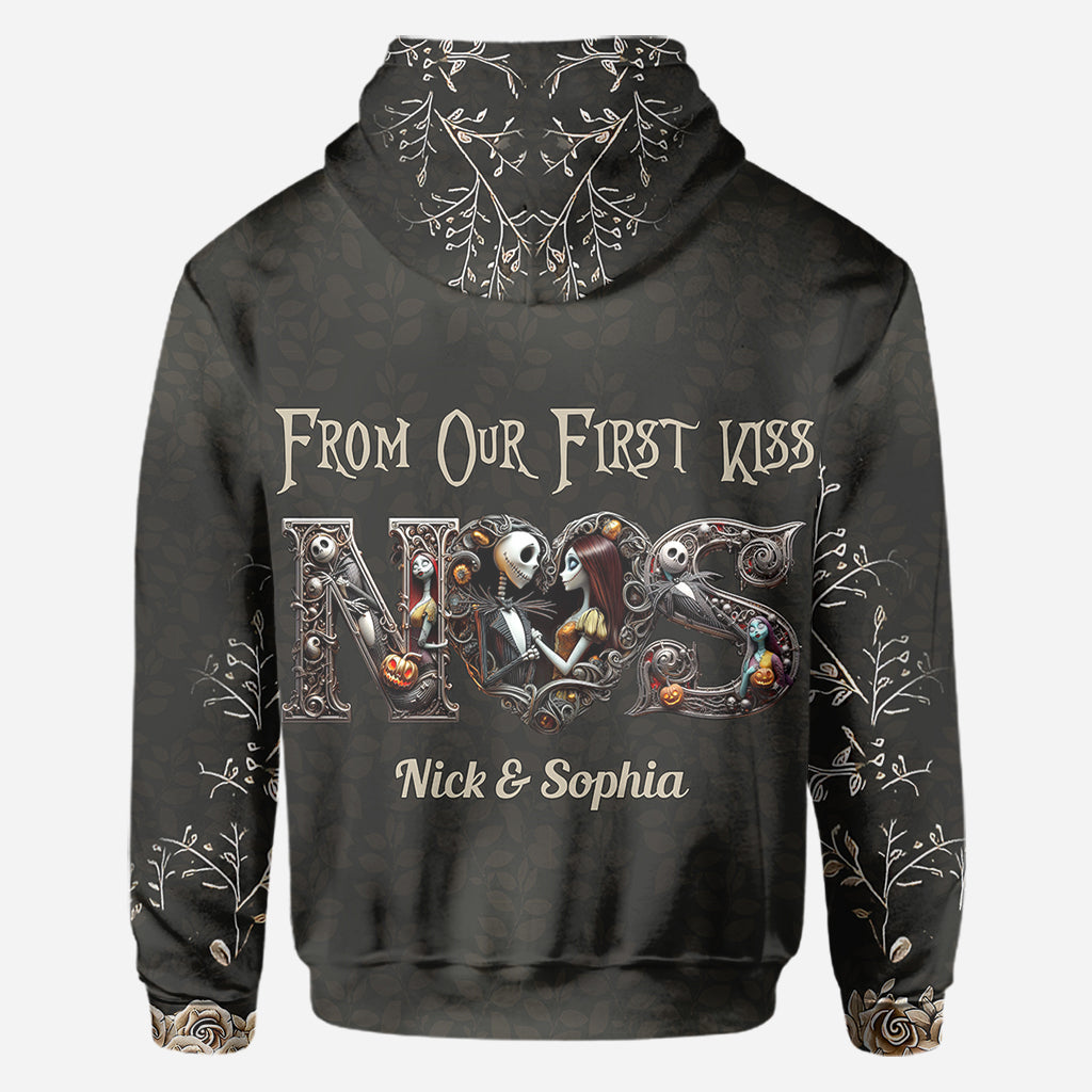 Personalized Halloween All Over Shirt for Couples Gift All Over Shirt GradoCreations