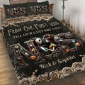 Personalized Nightmare Quilt Set Custom Name Gift for Couples Quilt Set GradoCreations