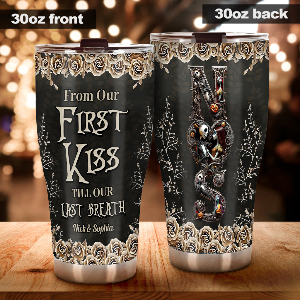 Personalized Nightmare Tumbler Custom Couple Name Gift Tumbler GradoCreations