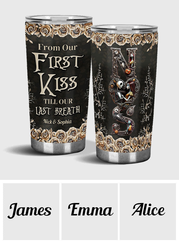 Personalized Nightmare Tumbler Custom Couple Name Gift Tumbler GradoCreations