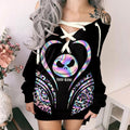 Personalized Halloween Off Shoulder Dress Custom Name Gift Off Shoulder Dress GradoCreations
