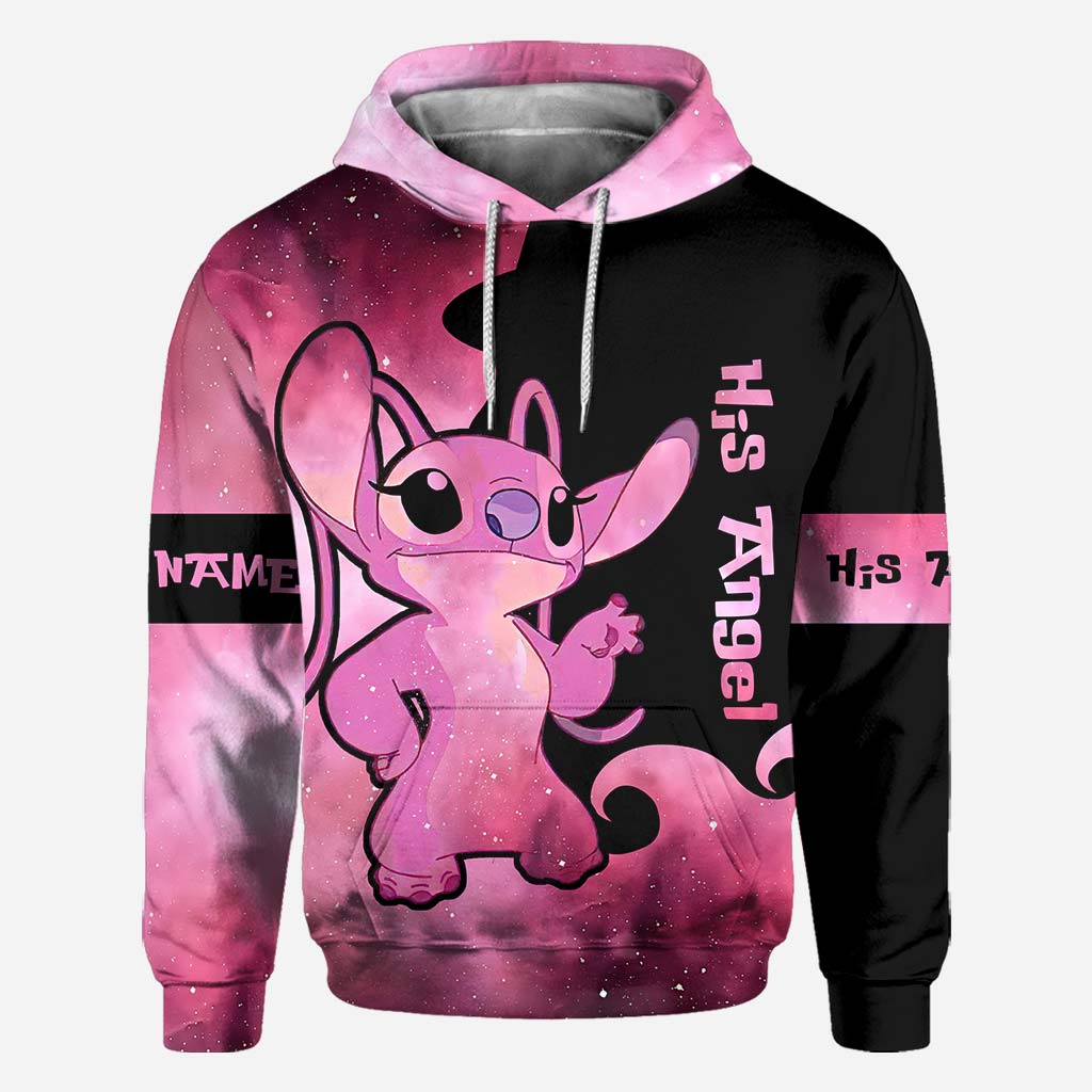 Personalized Couple Hoodie and T-shirt Set Custom Design Gift All Over Shirt GradoCreations