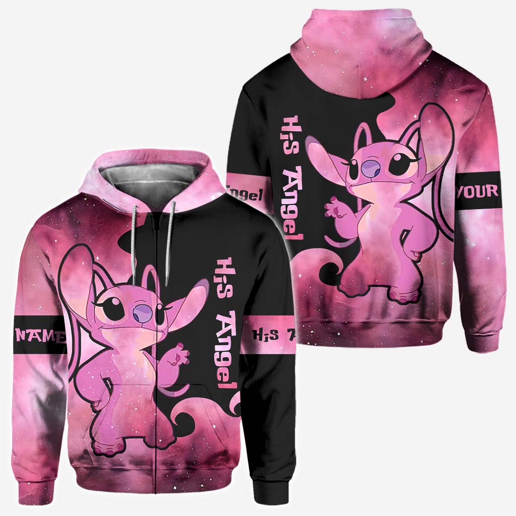 Personalized Couple Hoodie and T-shirt Set Custom Design Gift All Over Shirt GradoCreations