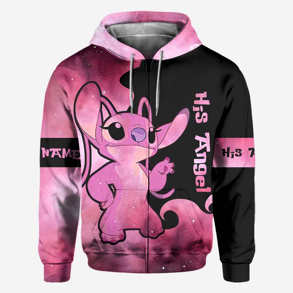 Personalized Couple Hoodie and T-shirt Set Custom Design Gift All Over Shirt GradoCreations
