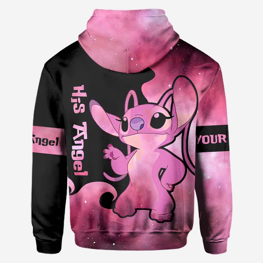Personalized Couple Hoodie and T-shirt Set Custom Design Gift All Over Shirt GradoCreations