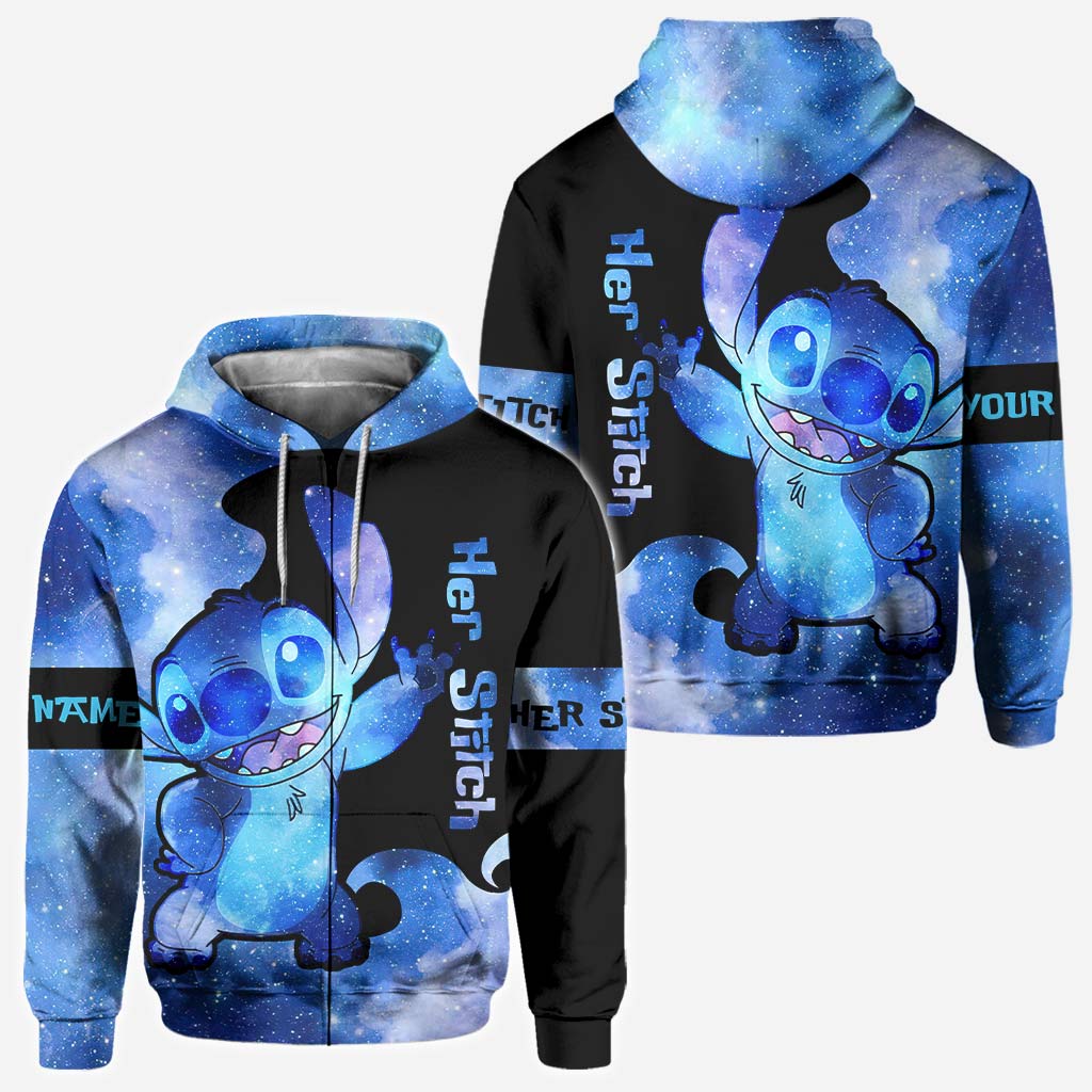 Personalized Couple Hoodie and T-shirt Set Custom Design Gift All Over Shirt GradoCreations