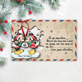 Personalized Wooden Christmas Mouse Pop Out Ornament Gift Pop Out Ornament GradoCreations