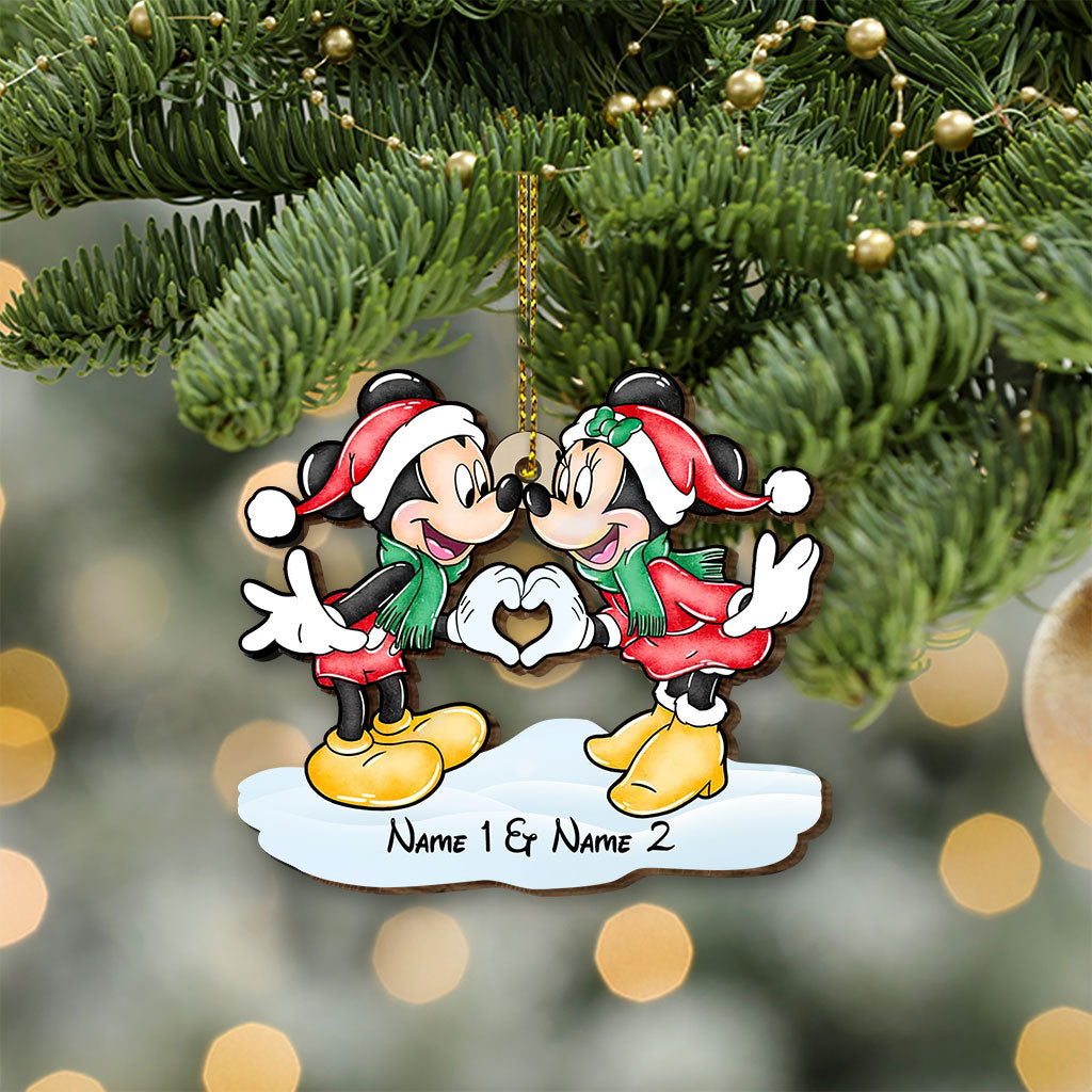 Personalized Wooden Christmas Mouse Pop Out Ornament Gift Pop Out Ornament GradoCreations