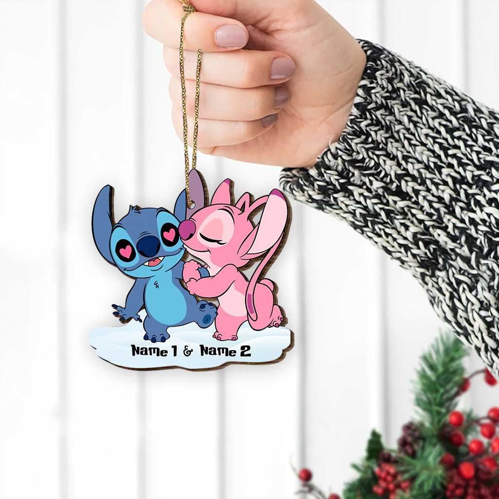 Personalized Ohana Wooden Pop-Out Ornament Custom Gift for Partner - Christmas Decoration Pop Out Ornament GradoCreations
