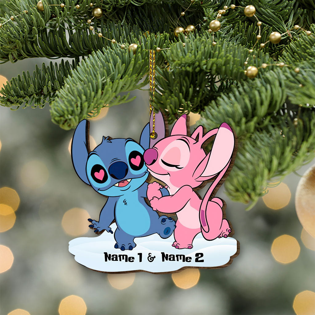 Personalized Ohana Wooden Pop-Out Ornament Custom Gift for Partner - Christmas Decoration Pop Out Ornament GradoCreations