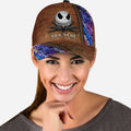 Personalized Classic Cap with Leather Print for Halloween Gift Classic Cap GradoCreations