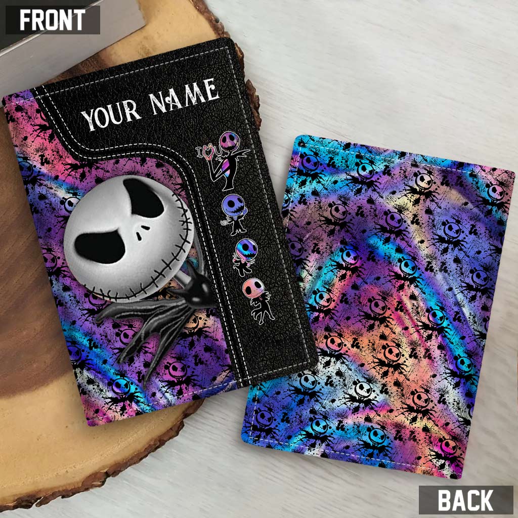 Personalized Nightmare Passport Holder Custom Name Gift Passport Holder GradoCreations
