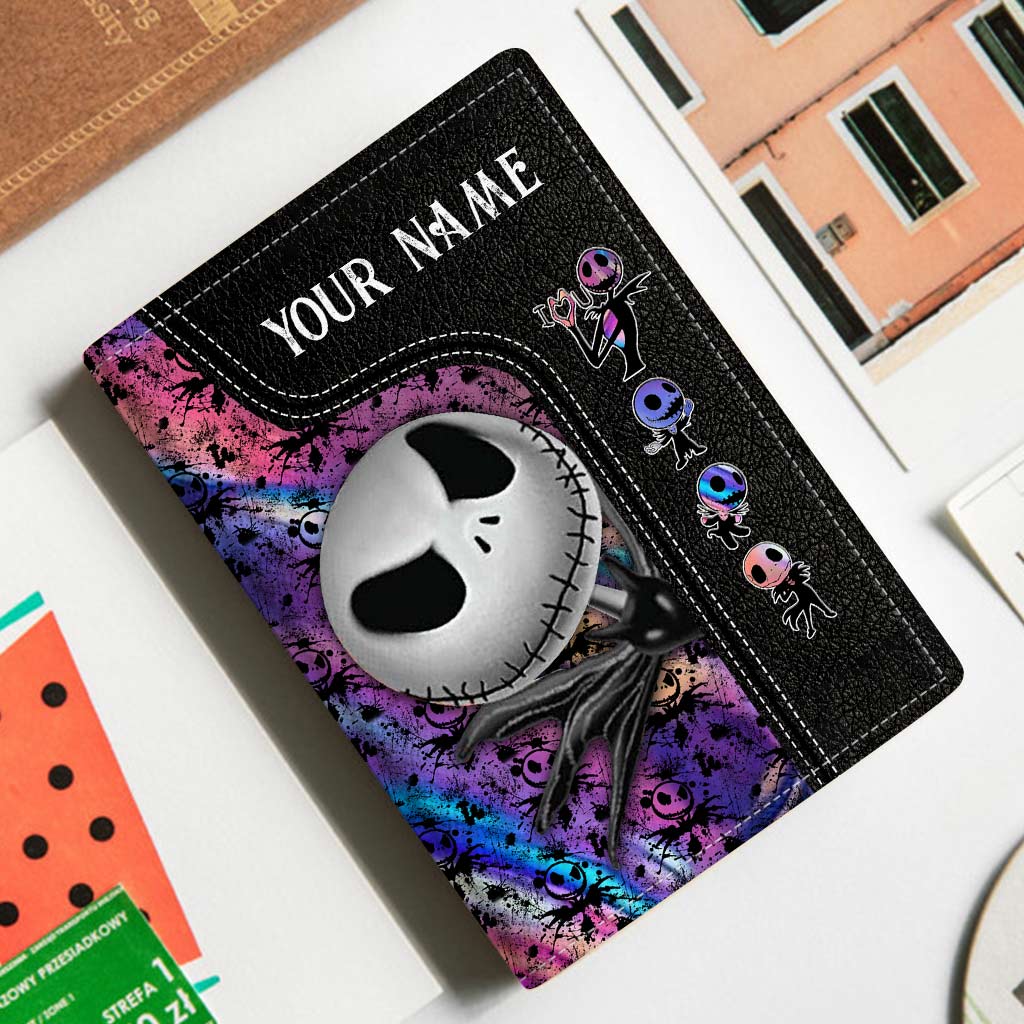 Personalized Nightmare Passport Holder Custom Name Gift Passport Holder GradoCreations
