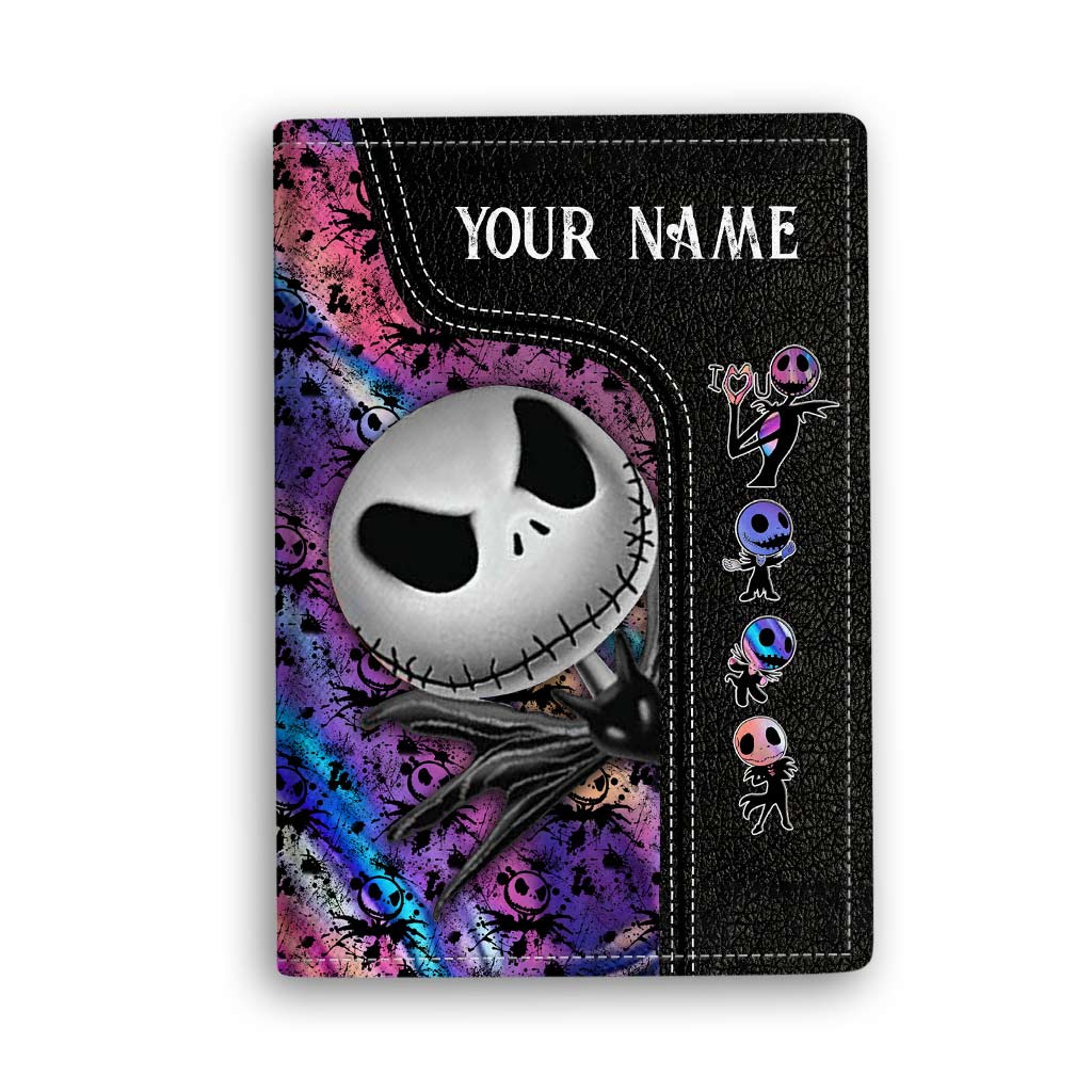 Personalized Nightmare Passport Holder Custom Name Gift Passport Holder GradoCreations