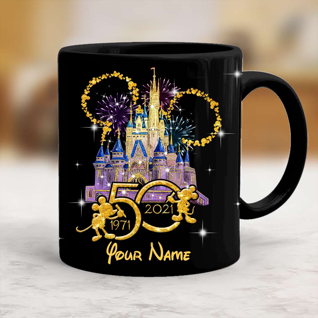 Personalized Ceramic Mouse Mug With Custom Name for 50th Anniversary Mug GradoCreations