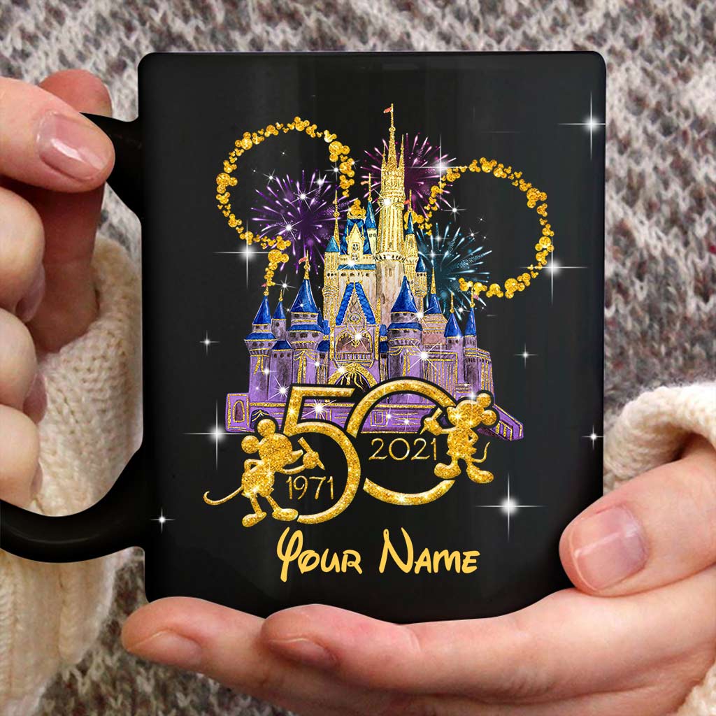 Personalized Ceramic Mouse Mug With Custom Name for 50th Anniversary Mug GradoCreations