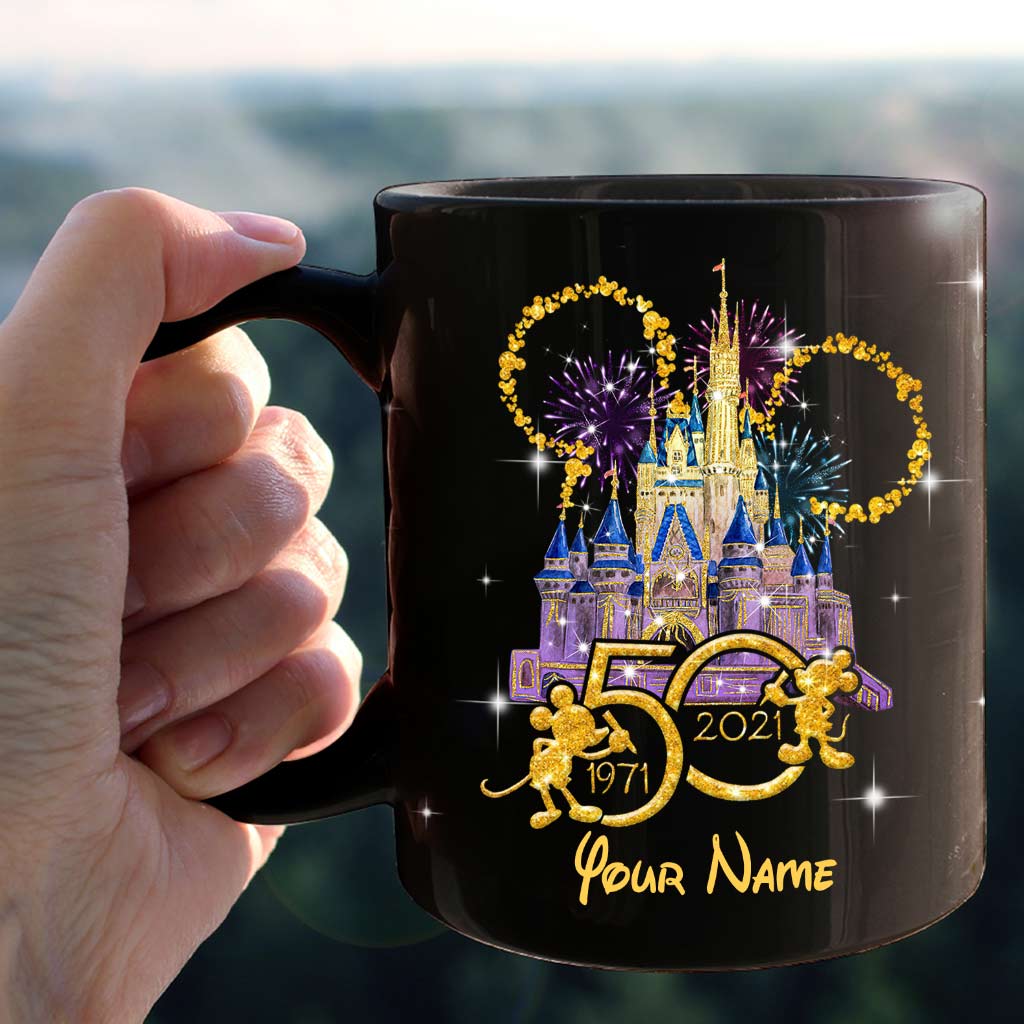 Personalized Ceramic Mouse Mug With Custom Name for 50th Anniversary Mug GradoCreations