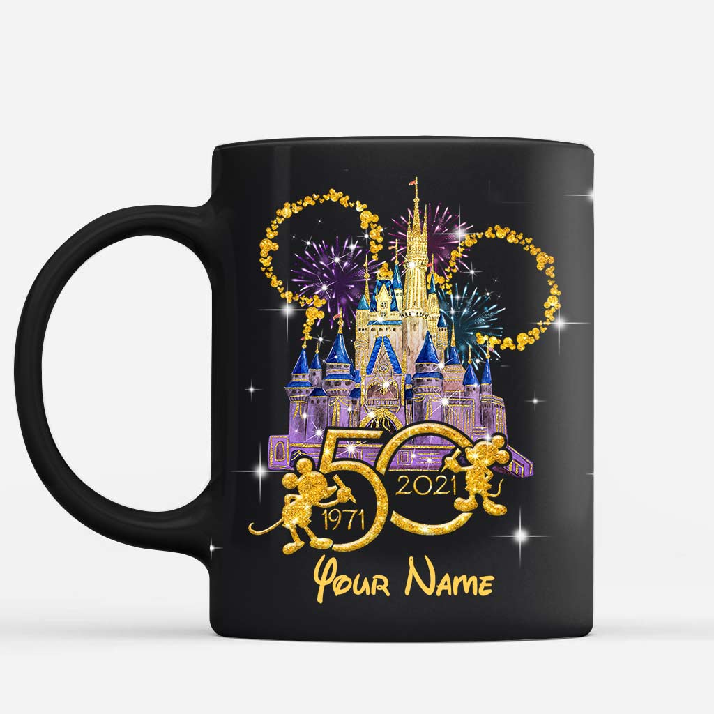 Personalized Ceramic Mouse Mug With Custom Name for 50th Anniversary Mug GradoCreations