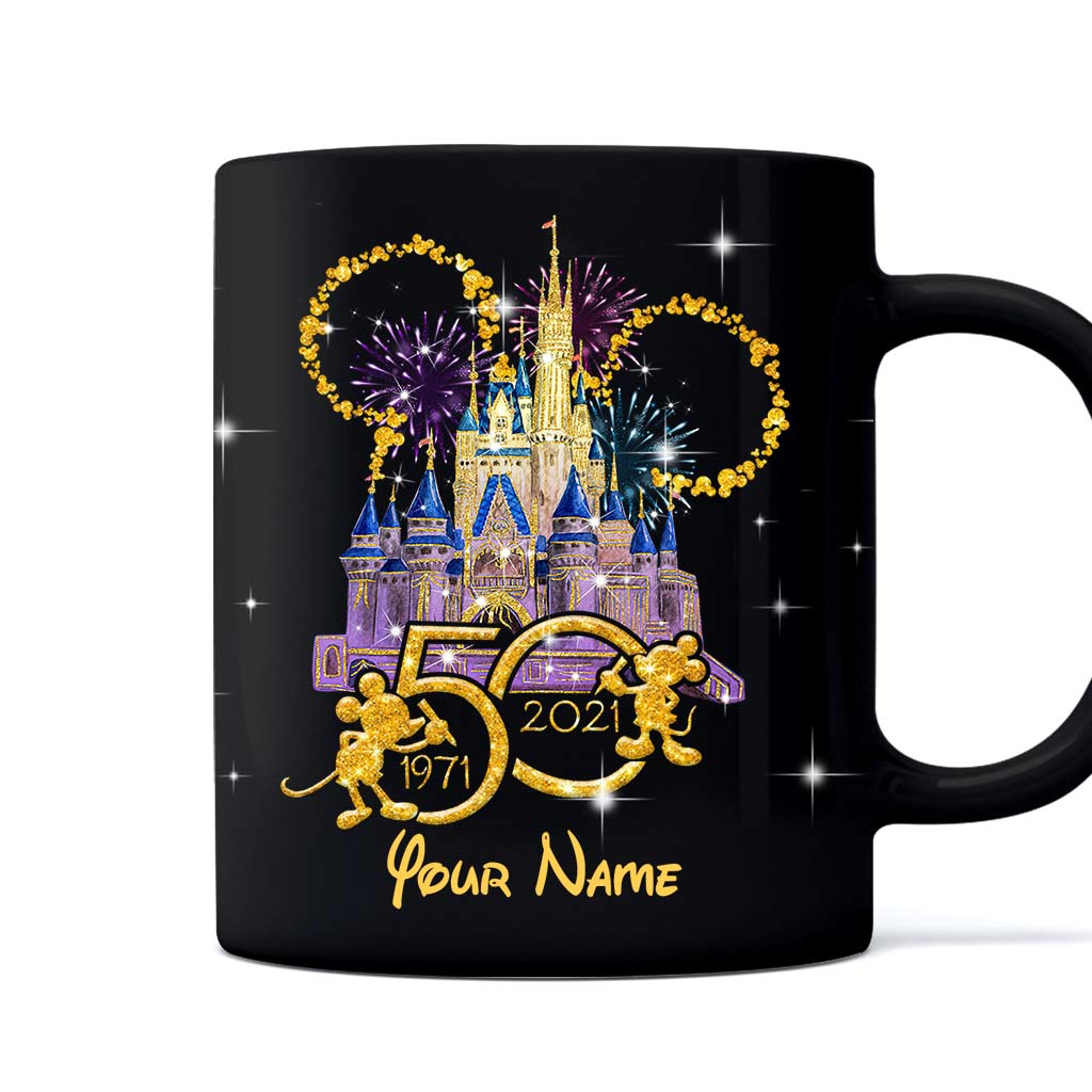 Personalized Ceramic Mouse Mug With Custom Name for 50th Anniversary Mug GradoCreations