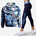 Personalized Ohana Hoodie and Leggings Set for Women - Custom Name Gift Hoodie & Leggings GradoCreations