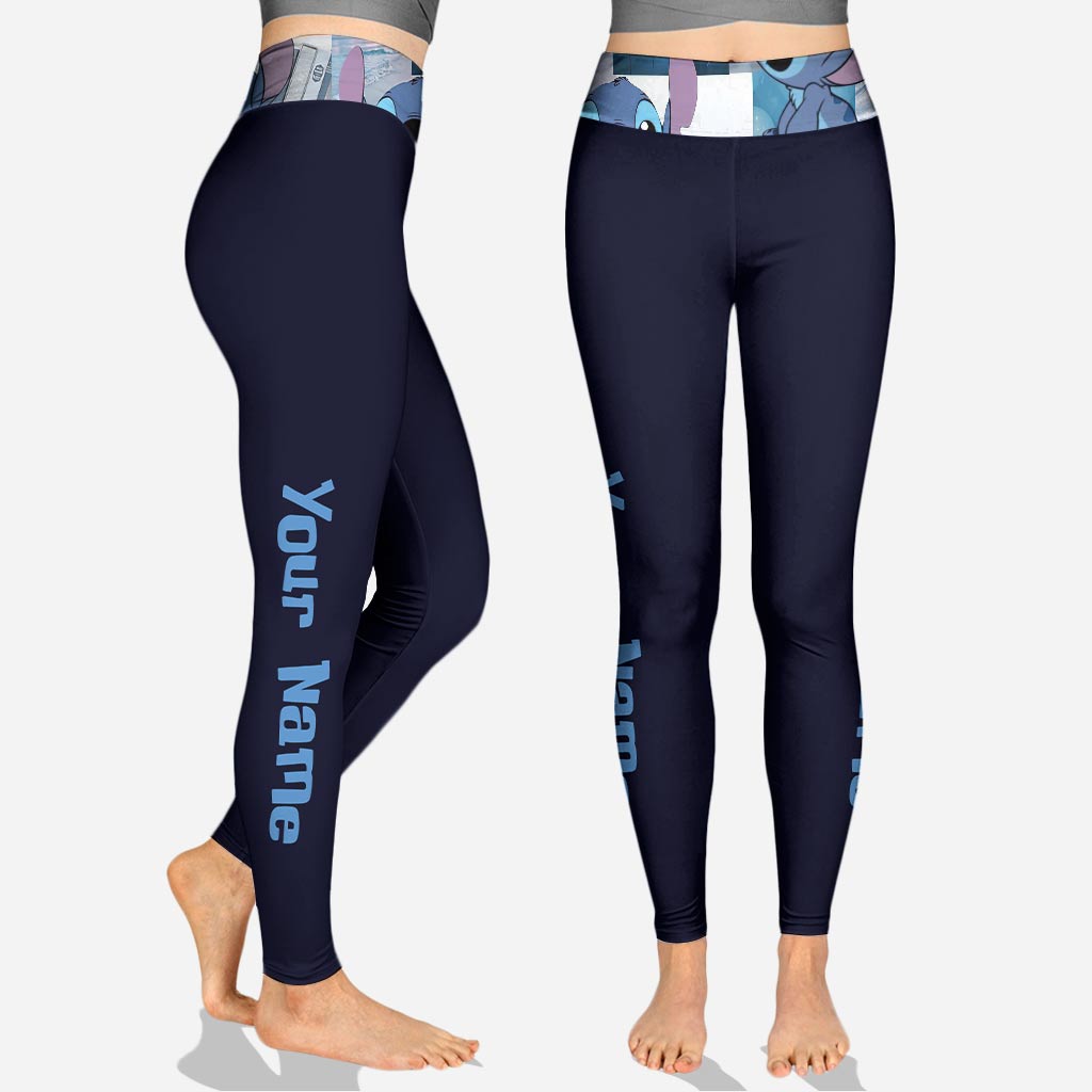 Personalized Ohana Hoodie and Leggings Set for Women - Custom Name Gift Hoodie & Leggings GradoCreations