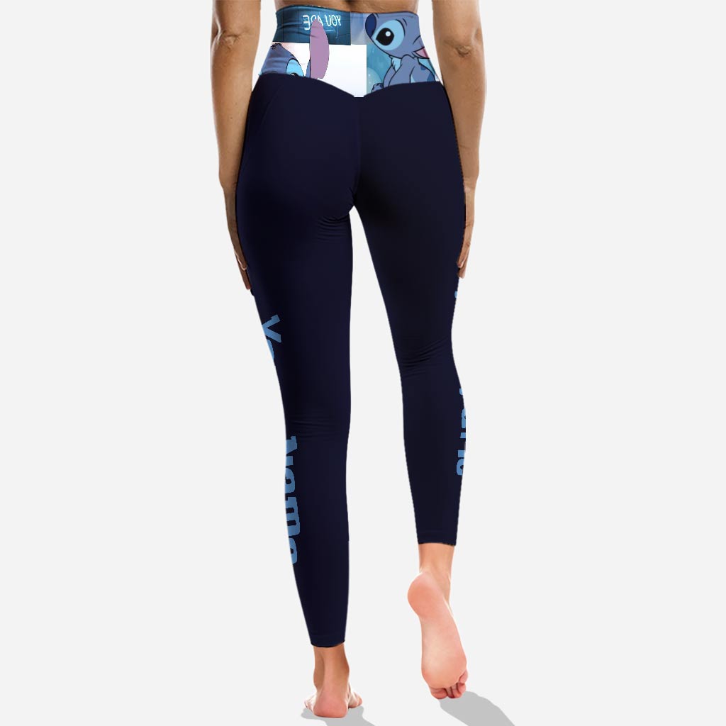 Personalized Ohana Hoodie and Leggings Set for Women - Custom Name Gift Hoodie & Leggings GradoCreations