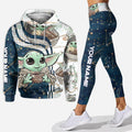Personalized The Force Hoodie & Leggings Set Custom Name Gift for Kids Hoodie & Leggings GradoCreations