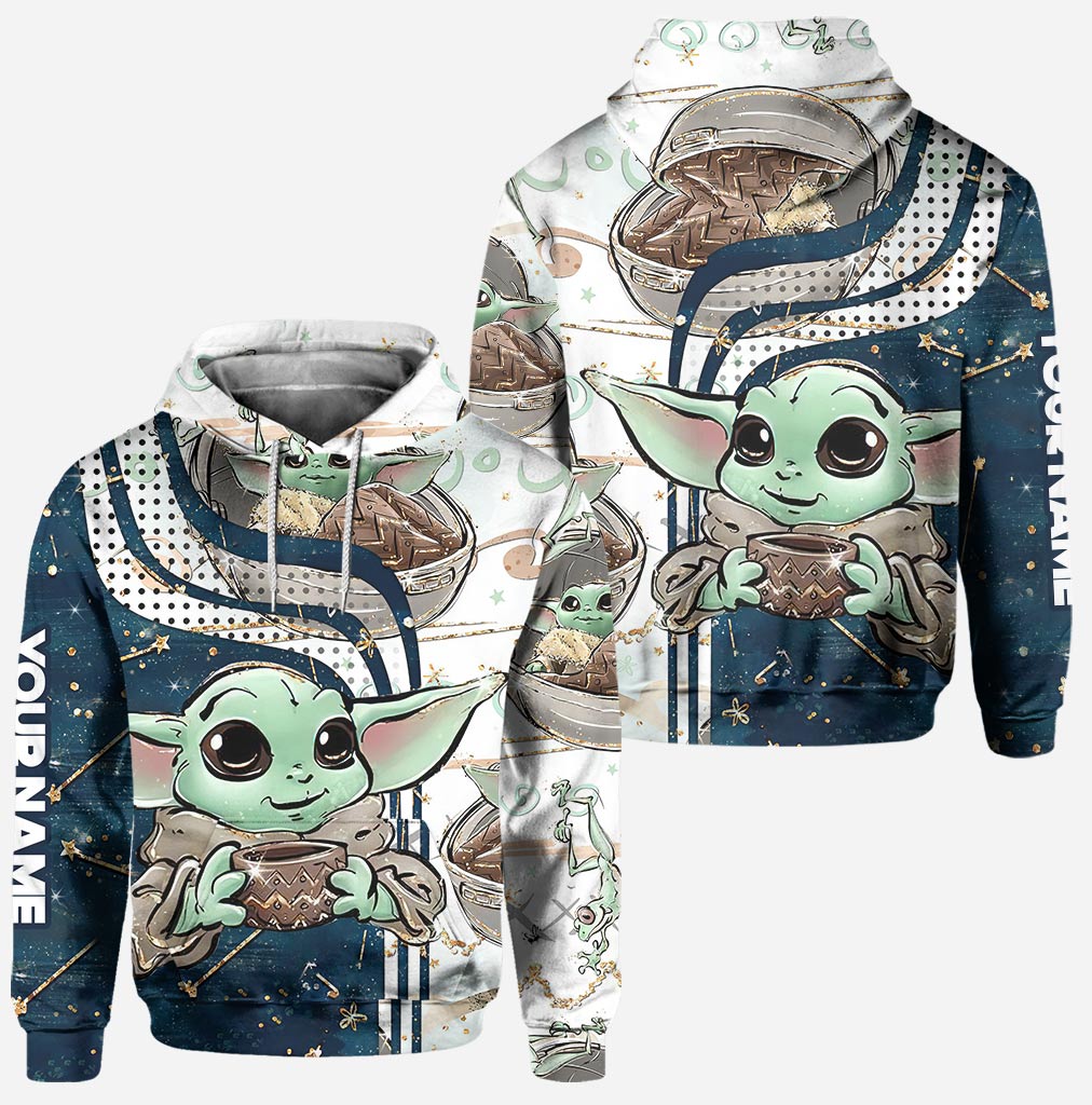 Personalized The Force Hoodie & Leggings Set Custom Name Gift for Kids Hoodie & Leggings GradoCreations