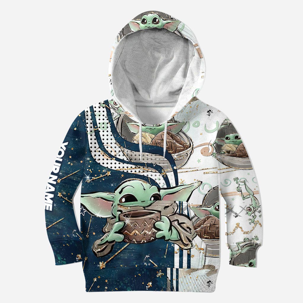 Personalized The Force Hoodie & Leggings Set Custom Name Gift for Kids Hoodie & Leggings GradoCreations