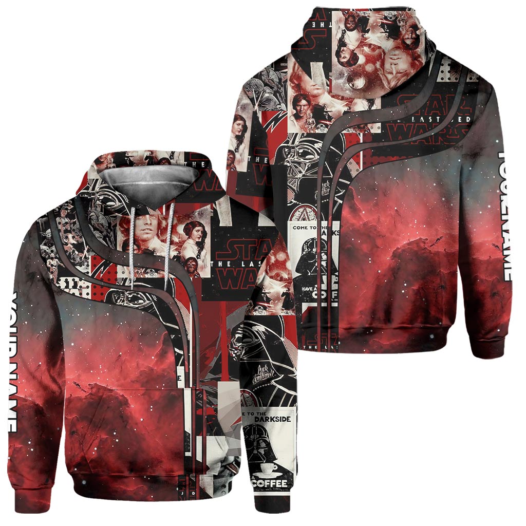 Personalized Dark Side Hoodie & Sweatpants Custom Name Gift Hoodie & Sweatpants GradoCreations