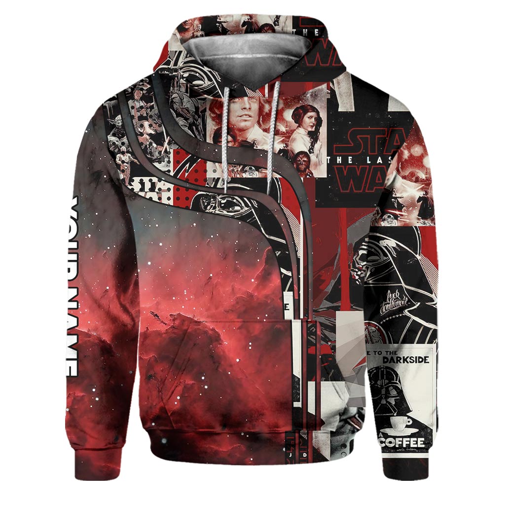 Personalized Dark Side Hoodie & Sweatpants Custom Name Gift Hoodie & Sweatpants GradoCreations