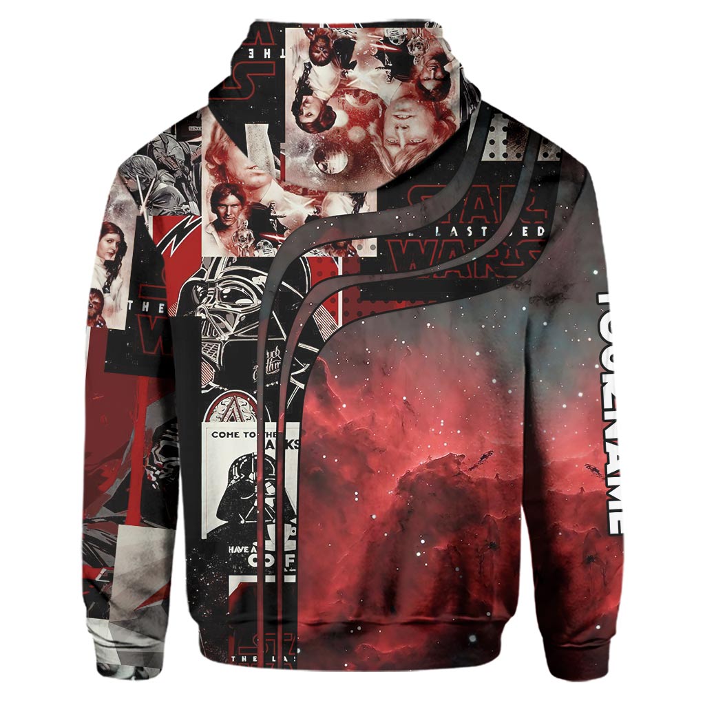 Personalized Dark Side Hoodie & Sweatpants Custom Name Gift Hoodie & Sweatpants GradoCreations