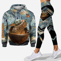 Personalized Starry Night Hoodie & Leggings Set for Kids Hoodie & Leggings GradoCreations