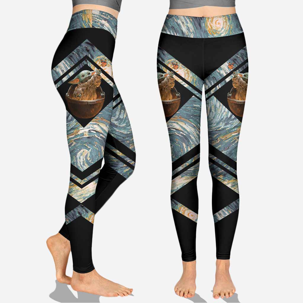 Personalized Starry Night Hoodie & Leggings Set for Kids Hoodie & Leggings GradoCreations