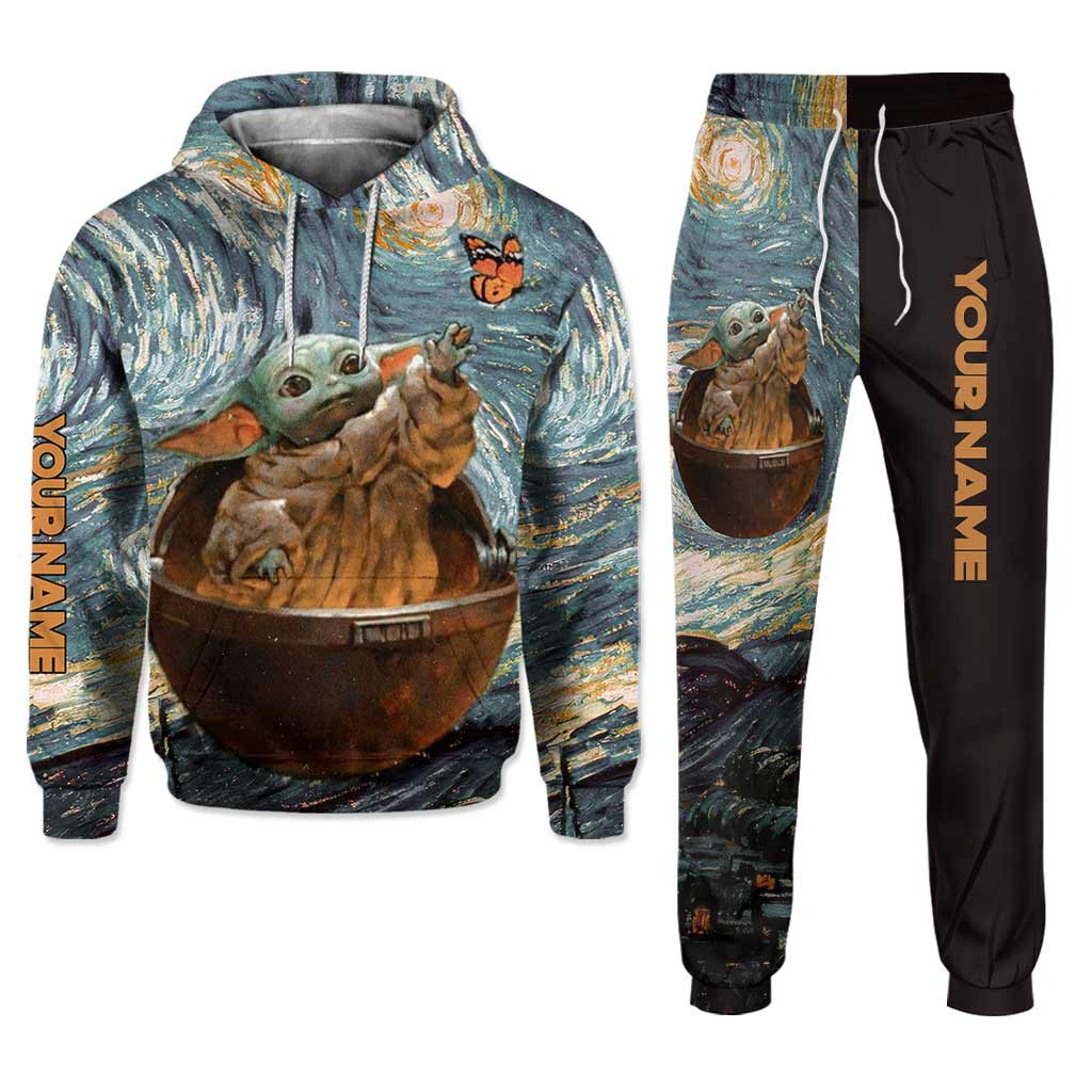 Personalized Starry Night The Force Hoodie & Sweatpants Set Hoodie & Sweatpants GradoCreations