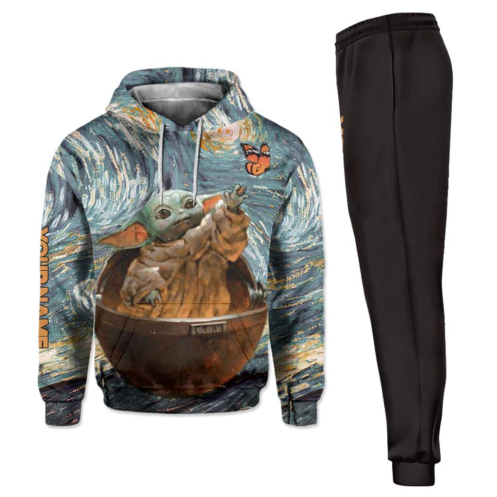 Personalized Starry Night The Force Hoodie & Sweatpants Set Hoodie & Sweatpants GradoCreations