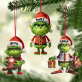 Personalized Grinch Christmas Ornament Custom Name Gift Ornament GradoCreations