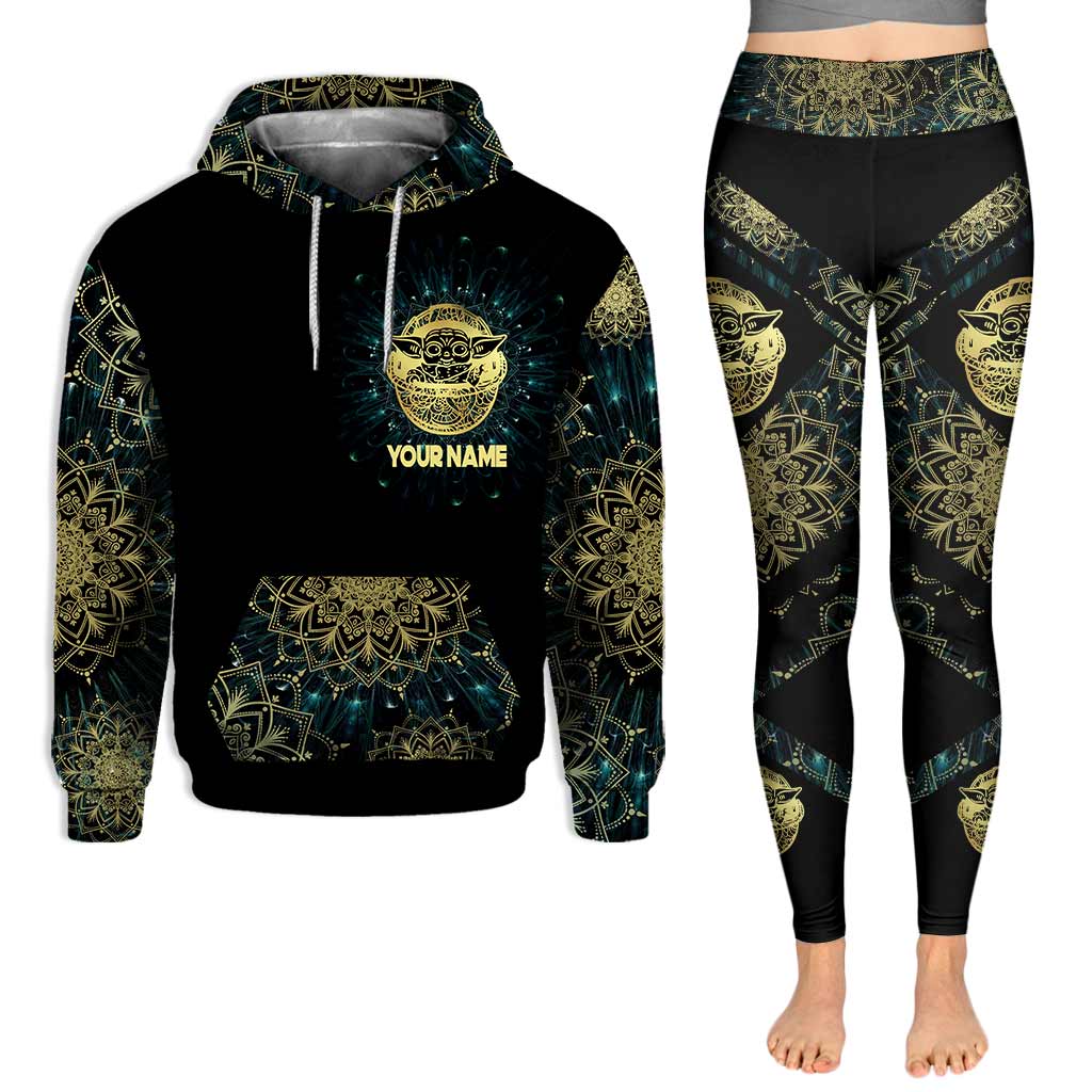 Personalized Hoodie and Leggings Set Custom Name Gift for Kids Hoodie & Leggings GradoCreations