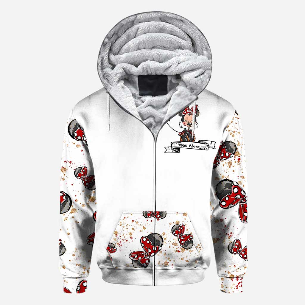 Personalized Mouse Ears Hoodie & T-Shirt Set for Couples - Unique Gift Idea All Over Shirt GradoCreations