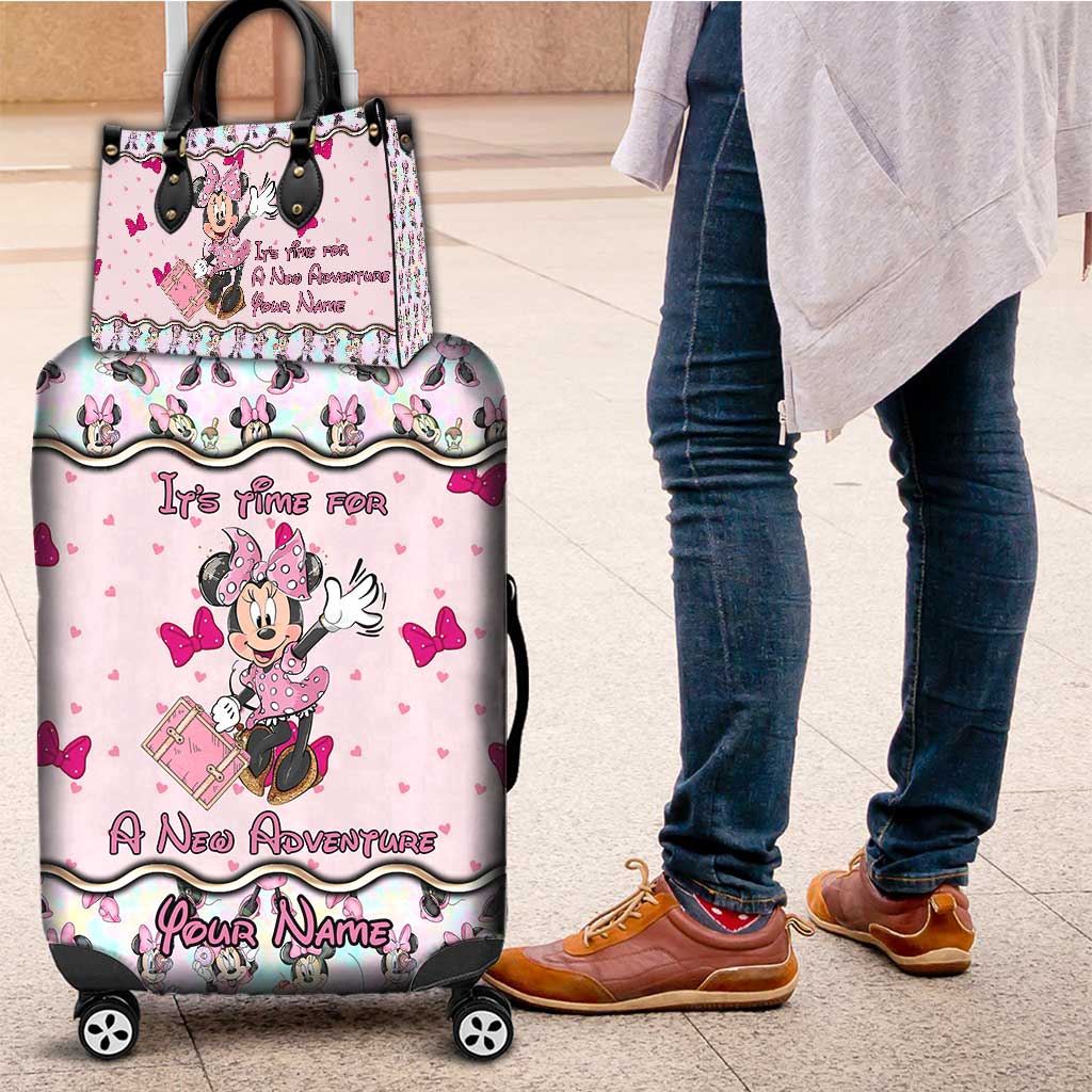 Personalized Leather Handbag & Luggage Cover Adventure Gift Leather Handbag & Luggage Cover GradoCreations