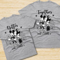 Personalized Couple Mouse T-shirt & Hoodie Gift for Anniversary T-shirt & Hoodie GradoCreations