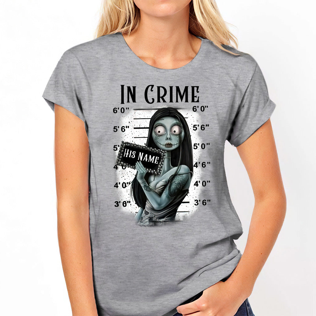 Personalized Partner In Crime T-shirt & Hoodie Gift for Couples T-shirt & Hoodie GradoCreations