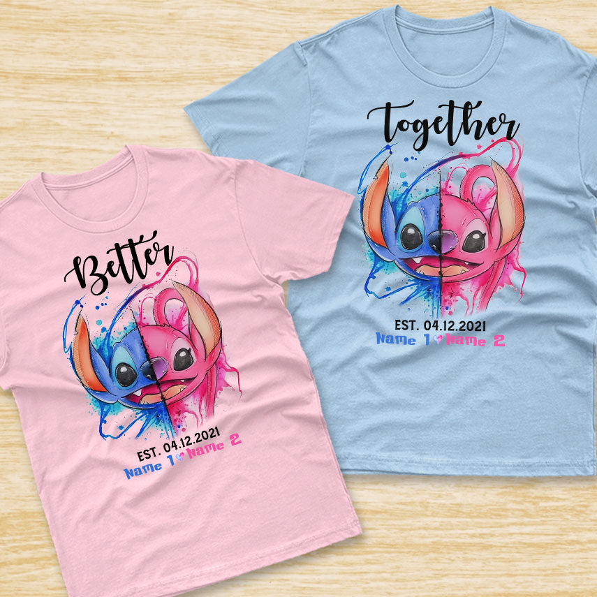Personalized Couple Ohana T-shirts Hoodies Unique Gift Idea T-shirt & Hoodie GradoCreations