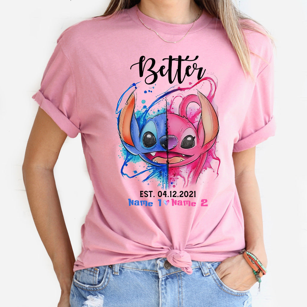 Personalized Couple Ohana T-shirts Hoodies Unique Gift Idea T-shirt & Hoodie GradoCreations
