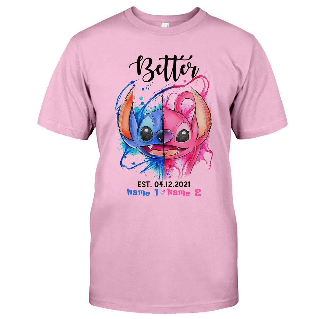 Personalized Couple Ohana T-shirts Hoodies Unique Gift Idea T-shirt & Hoodie GradoCreations